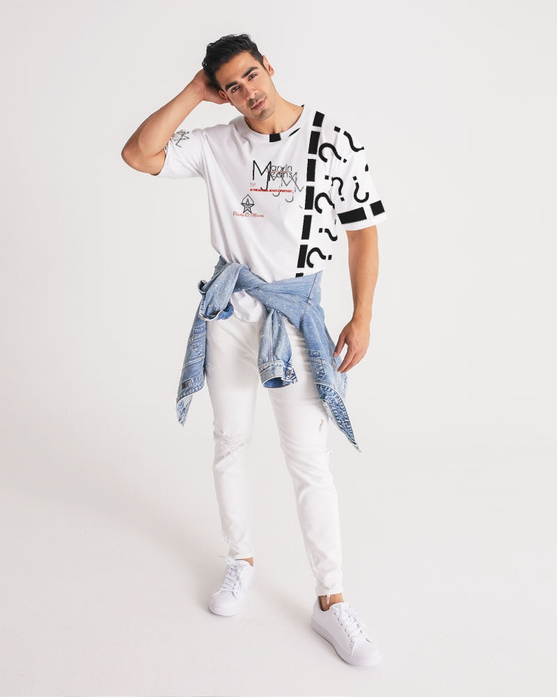 All white Marvin Jeans Men's Premium Heavyweight Tee