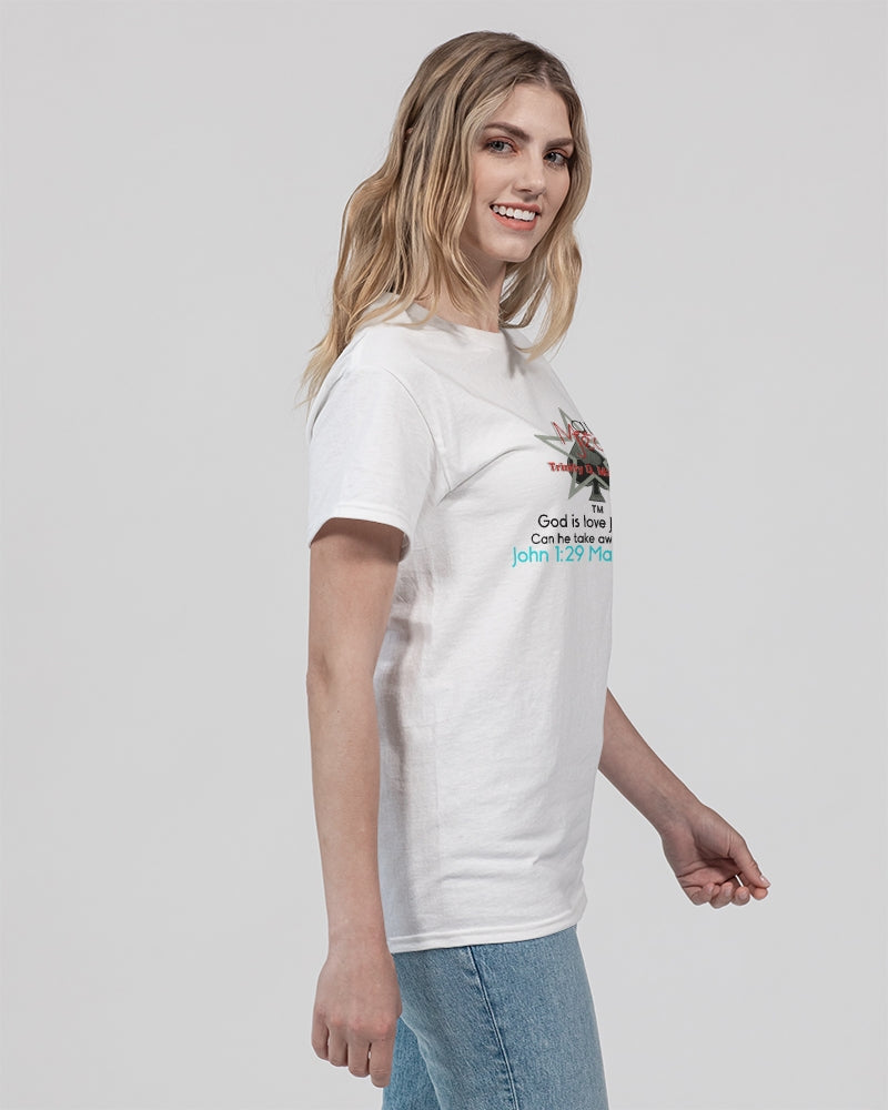 Gospel message God is love by Marvin Jeans and Trinity D Marvin Unisex Ultra Cotton T-Shirt | Gildan