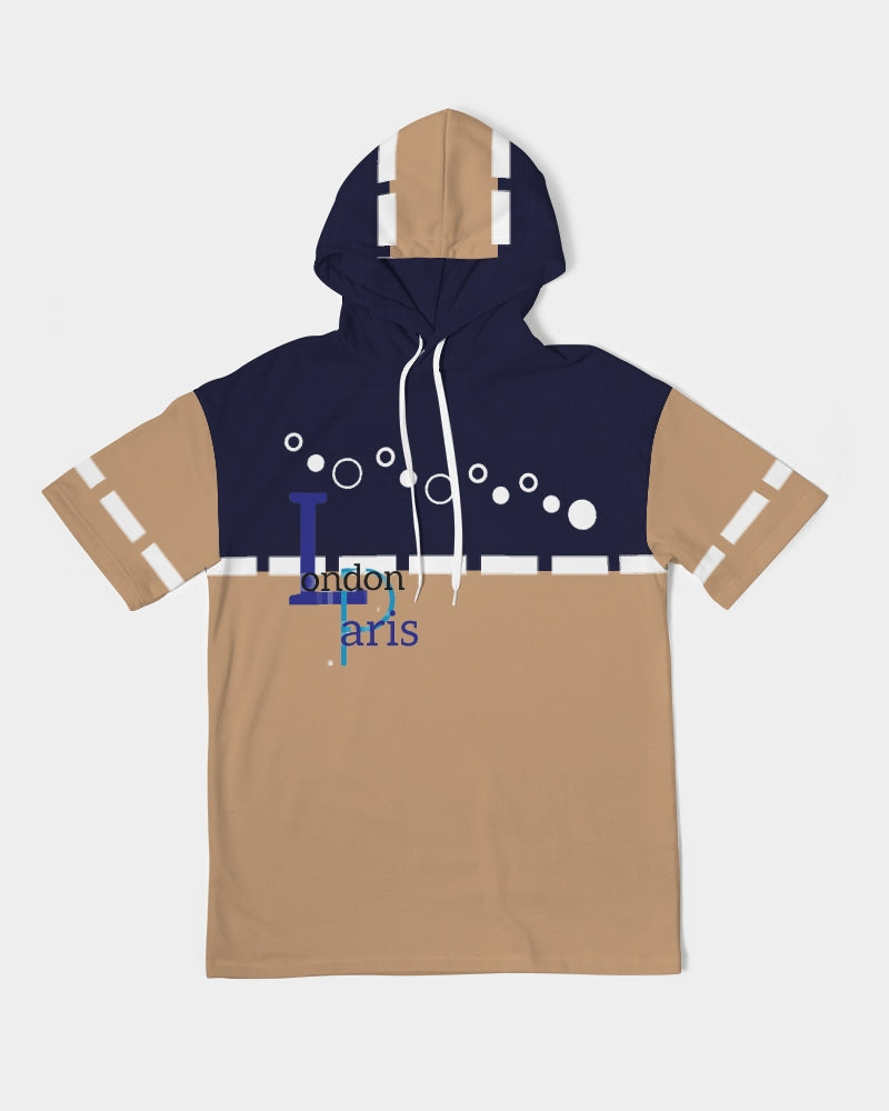 London Paris in da mix by Marvin Jeans and Trinity D Marvin Men's Premium Heavyweight Short Sleeve Hoodie