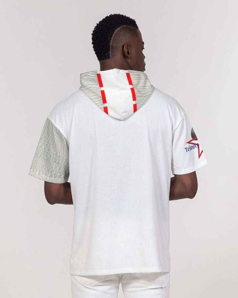 Gator white by Trinity D. Marvin Men's Premium Heavyweight Short Sleeve Hoodie
