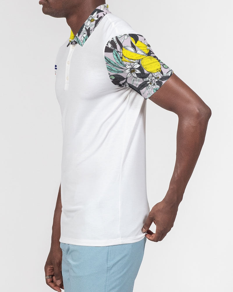 Forest by Marvin Jeans and Trinity D Marvin Men's Slim Fit Short Sleeve Polo