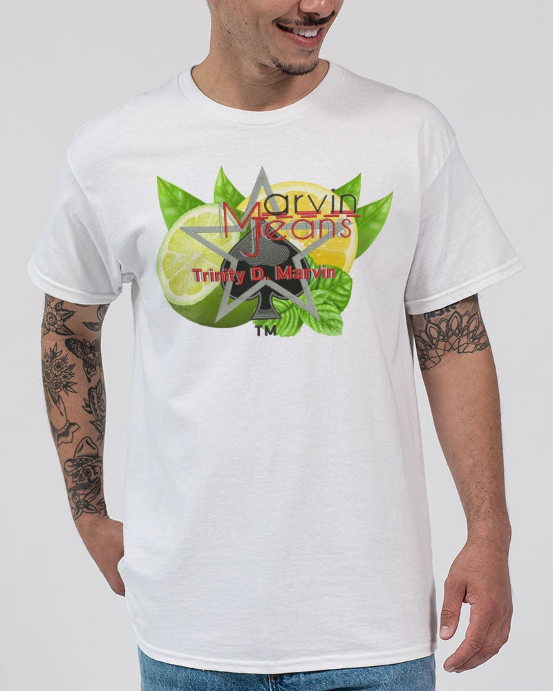 Lemon Lime all white by Marvin Jeans and Trinity D Marvin Unisex Ultra Cotton T-Shirt | Gildan