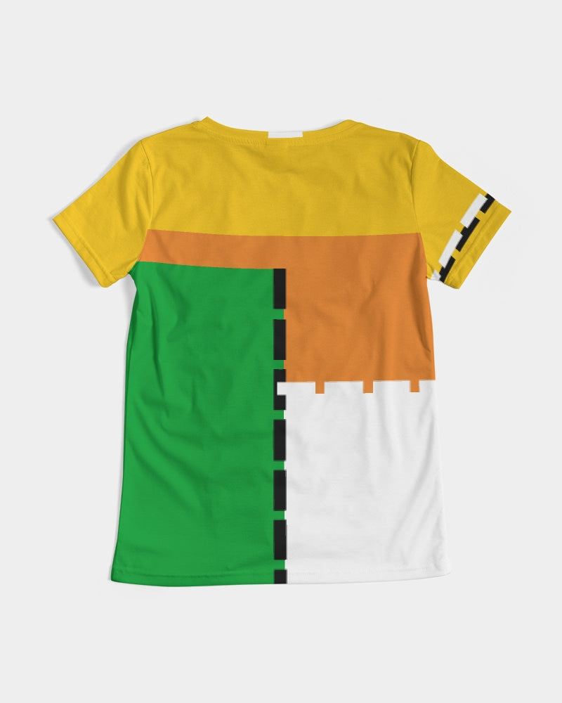 Crazy mix Women's V-Neck Tee
