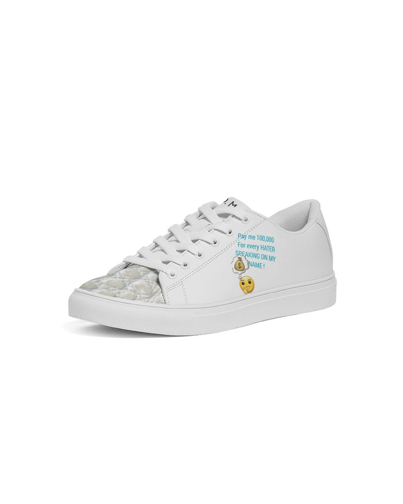 Gator white 100,000 by Trinity D Marvin Men's Faux-Leather Sneaker