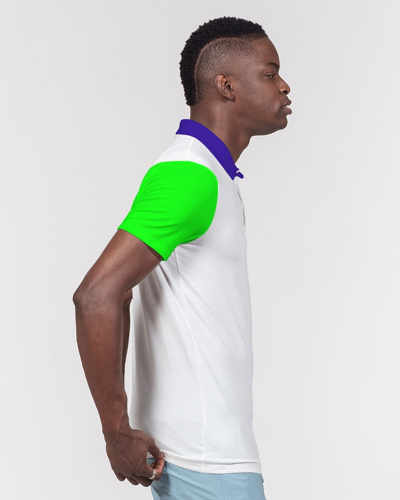Blue collar BY MARVIN JEANS Men's Slim Fit Short Sleeve Polo