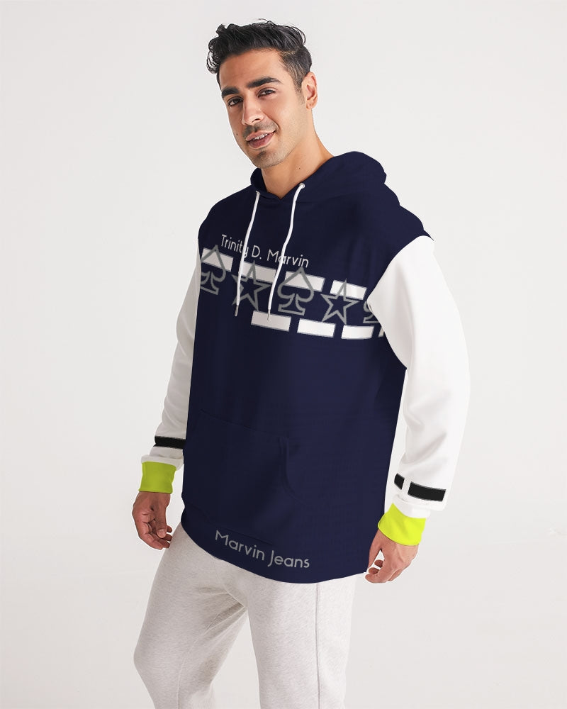 Fashion Icon by Marvin Jeans and Trinity D Marvin Men's Hoodie