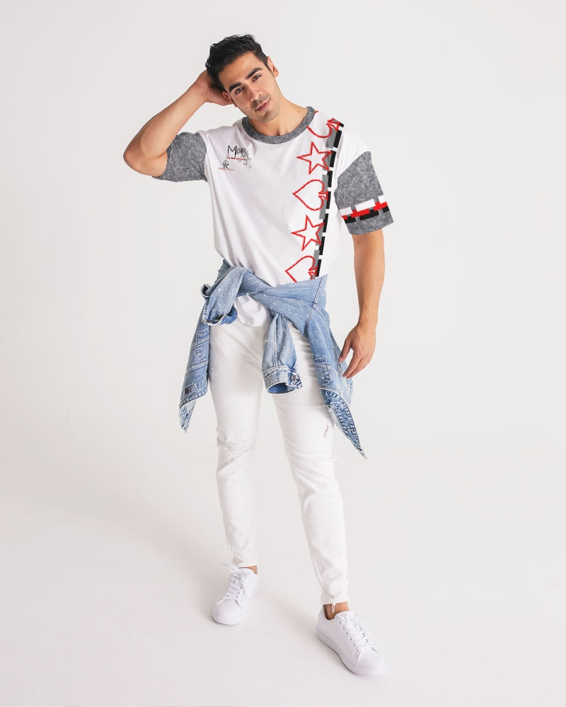 Wool sleeve by Marvin Jeans and Trinity D Marvin Men's Premium Heavyweight Tee