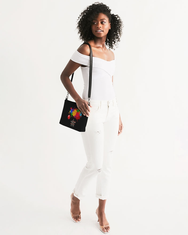 Black Splash by Marvin Jeans and Trinity D Marvin Daily Zip Pouch