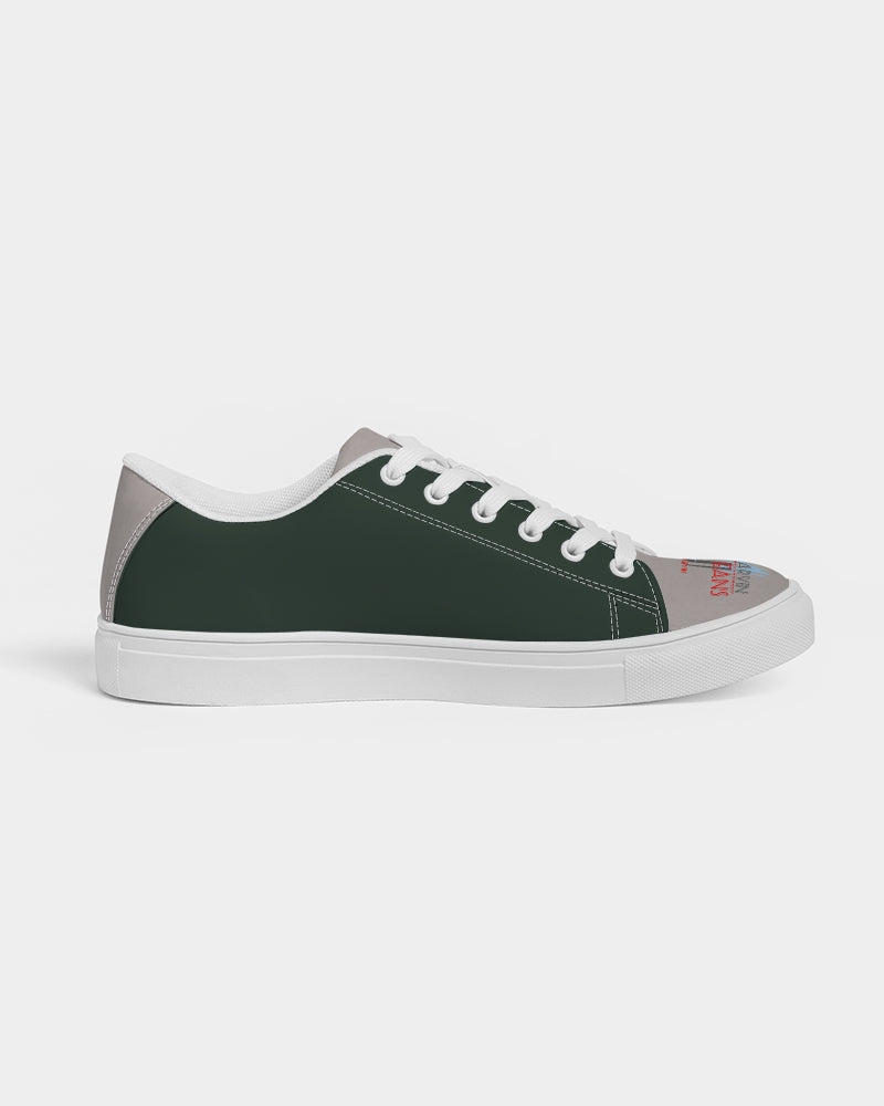 Above greatness light gray Men's Faux-Leather Sneaker