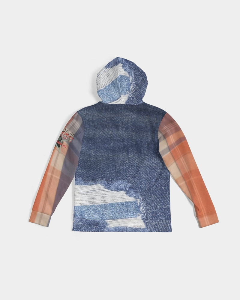 Denim mix by Marvin Jeans and Trinity D Marvin Men's Hoodie