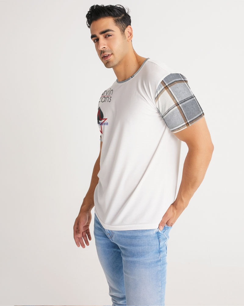 Plaid city by Trinity D Marvin and Marvin Jeans Men's Tee
