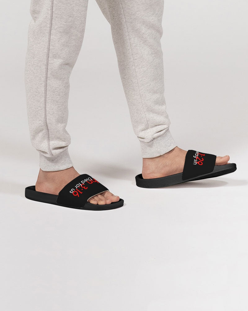 John 3:16 BY MARVIN JEANS Men's Slide Sandal