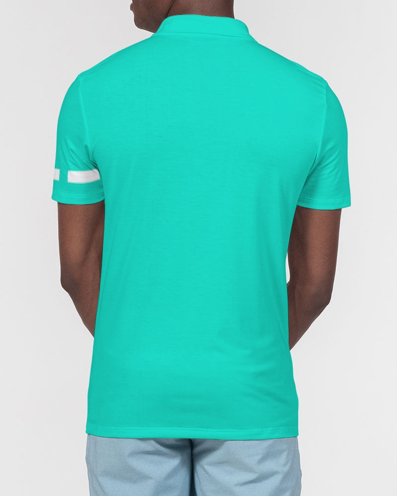 Dark mint by Marvin Jeans and Trinity D Marvin Men's Slim Fit Short Sleeve Polo
