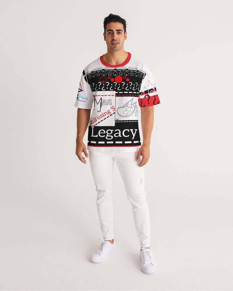 Retro logo's by Marvin Jeans and Trinity Men's Premium Heavyweight Tee