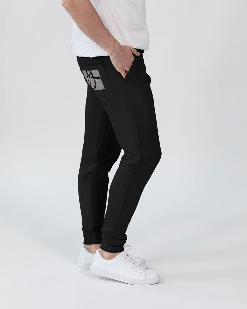 Black Marvin Jeans Unisex Premium Fleece Joggers | Lane Seven