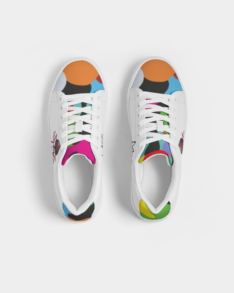 Crazy combo Women's Faux-Leather Sneaker