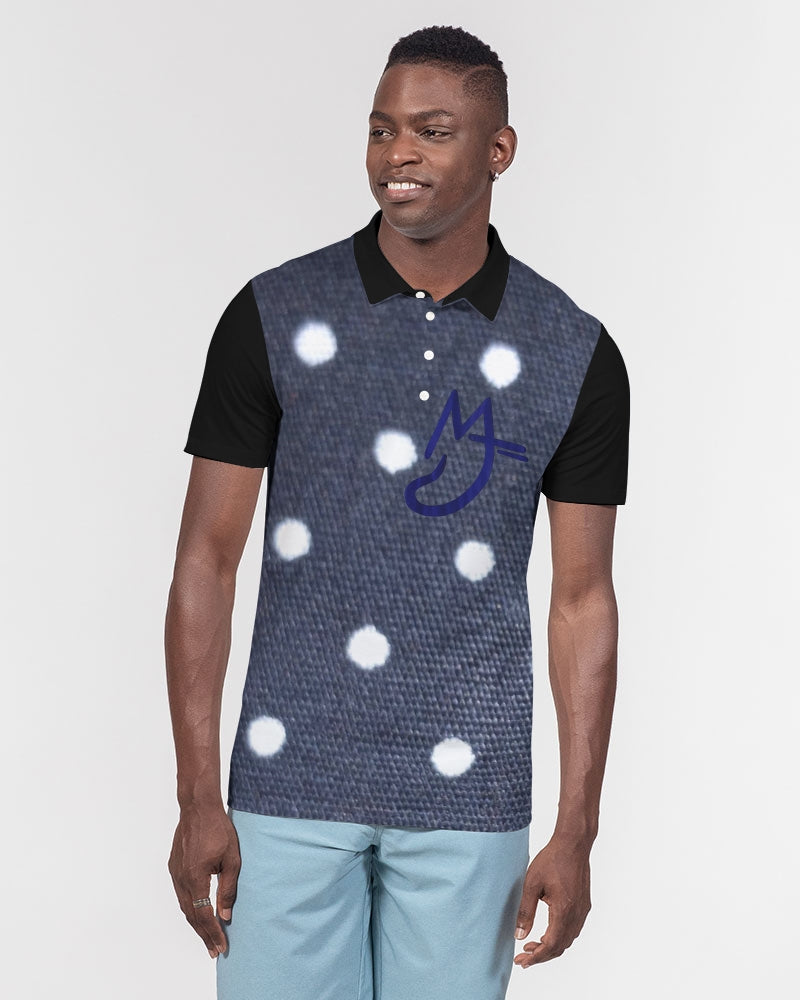 Dots by Marvin Jeans and Trinity D Marvin Men's Slim Fit Short Sleeve Polo