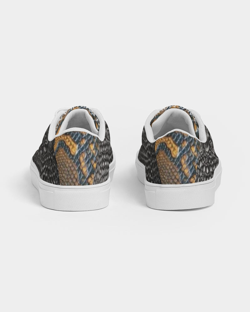 Gator black calf print tip BY MARVIN JEANS Men's Faux-Leather Sneaker