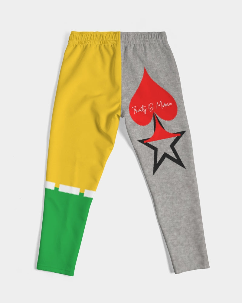 Lemon Lime Green Bay cool grey by Marvin Jeans and Trinity D Marvin Men's Joggers