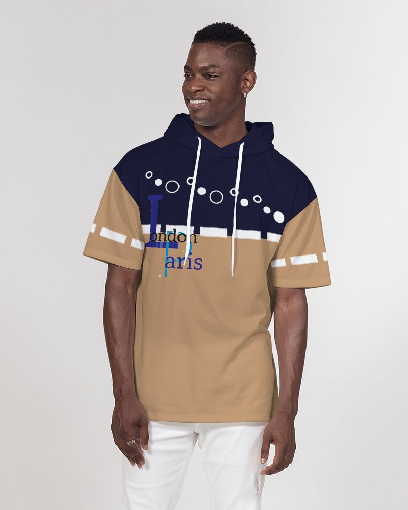 London Paris in da mix by Marvin Jeans and Trinity D Marvin Men's Premium Heavyweight Short Sleeve Hoodie