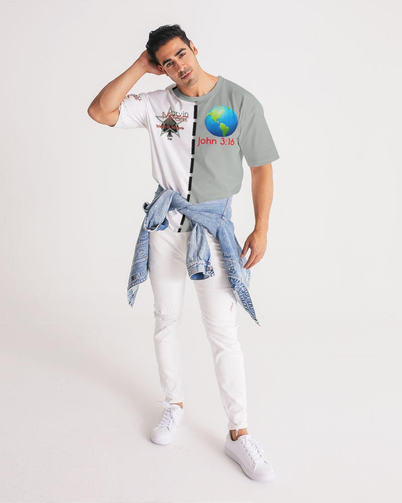 John 3:16 BY MARVIN JEANS Men's Premium Heavyweight Tee