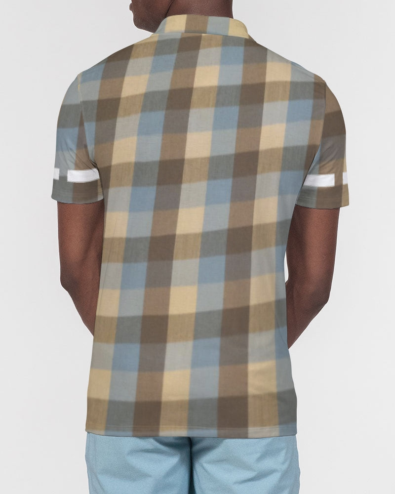 @plaids Men's Slim Fit Short Sleeve Polo