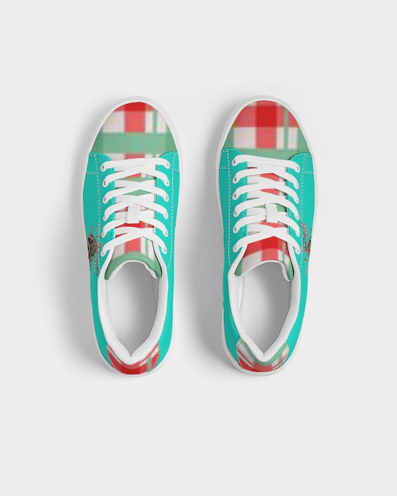 Color grid dark mint by Marvin Jeans and Trinity D Marvin Men's Faux-Leather Sneaker