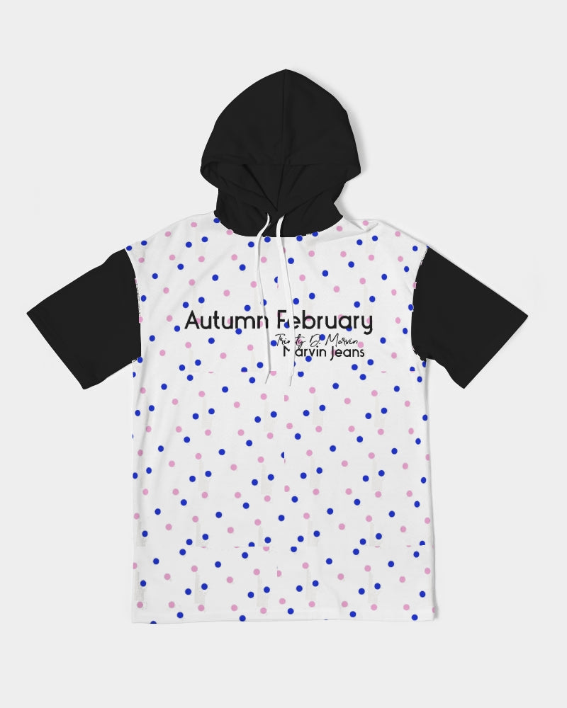 Dots 2.0 by Marvin Jeans and Trinity D Marvin Men's Premium Heavyweight Short Sleeve Hoodie