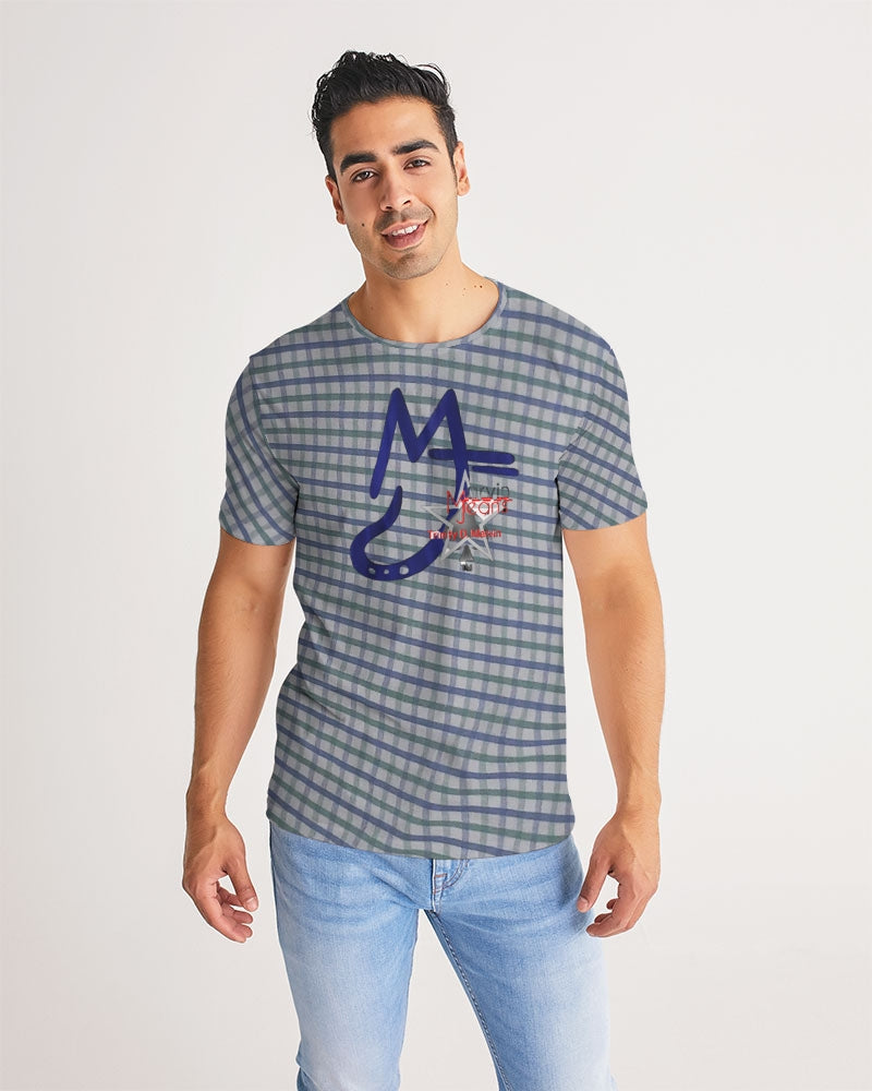 Grid mix by Trinity D. Marvin and Marvin Jeans Men's Tee