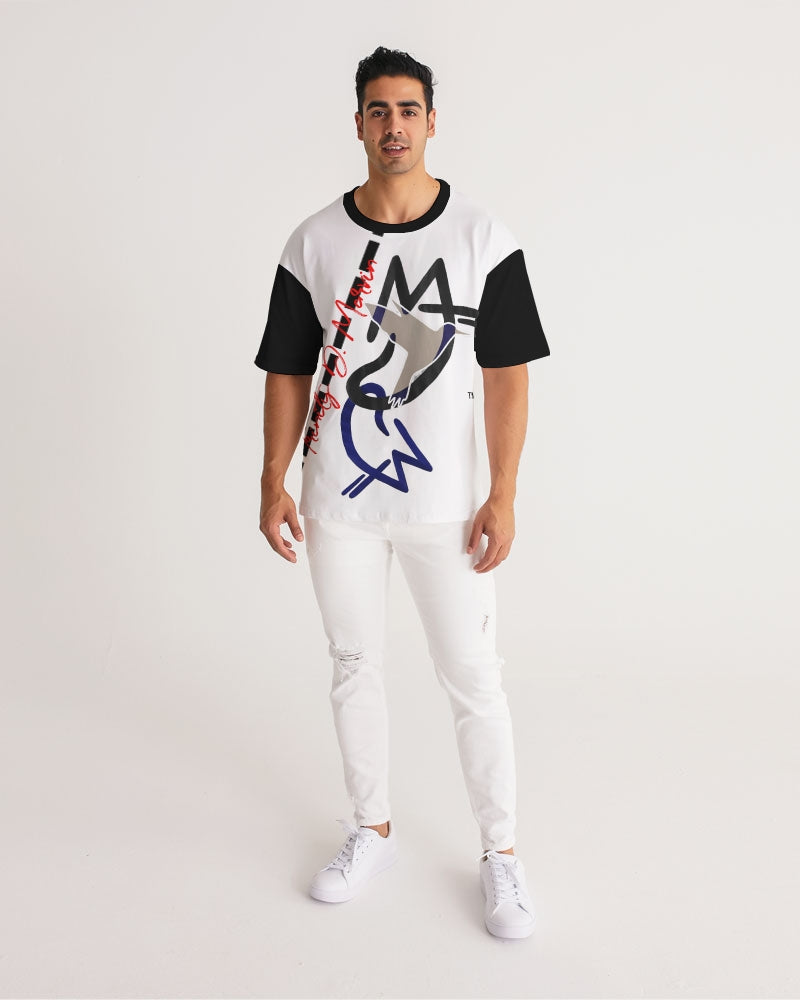 Two Logo's by Marvin Jeans and Trinity D Marvin Men's Premium Heavyweight Tee
