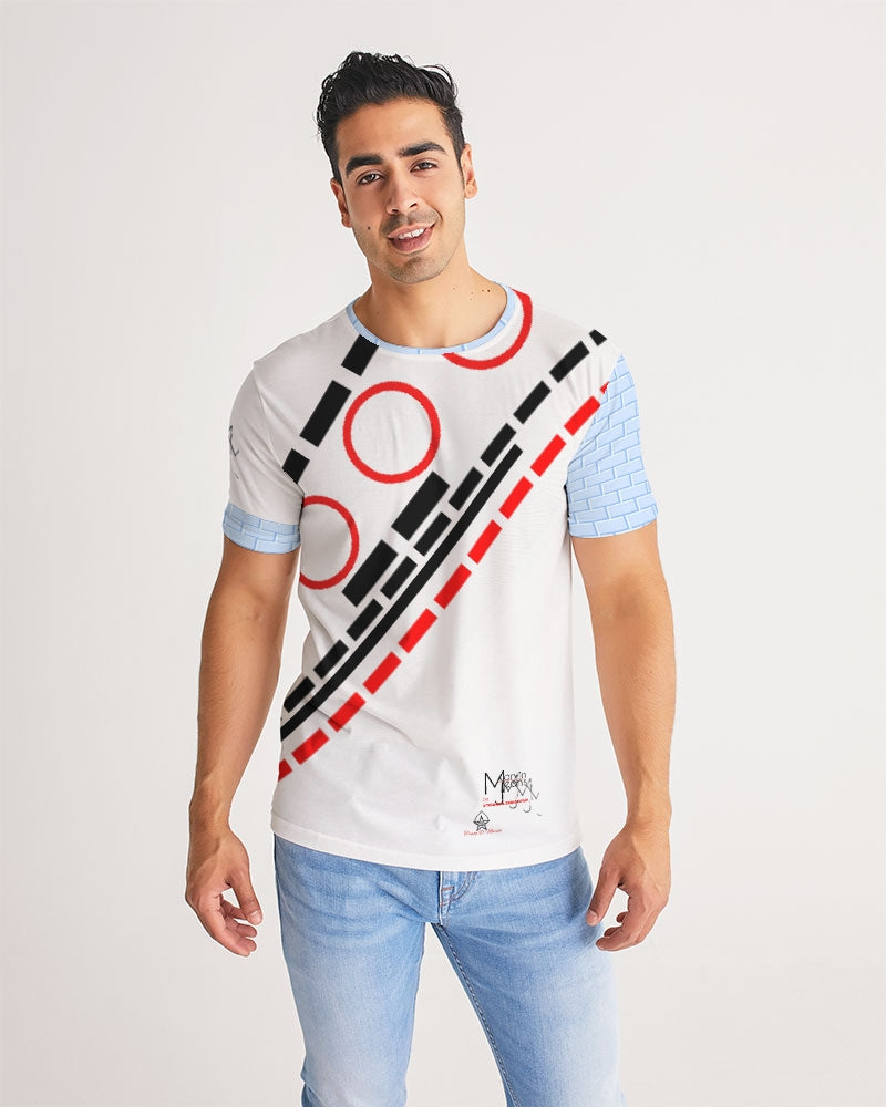 Baby blue brick by Marvin Jeans and Trinity D Marvin Men's Tee