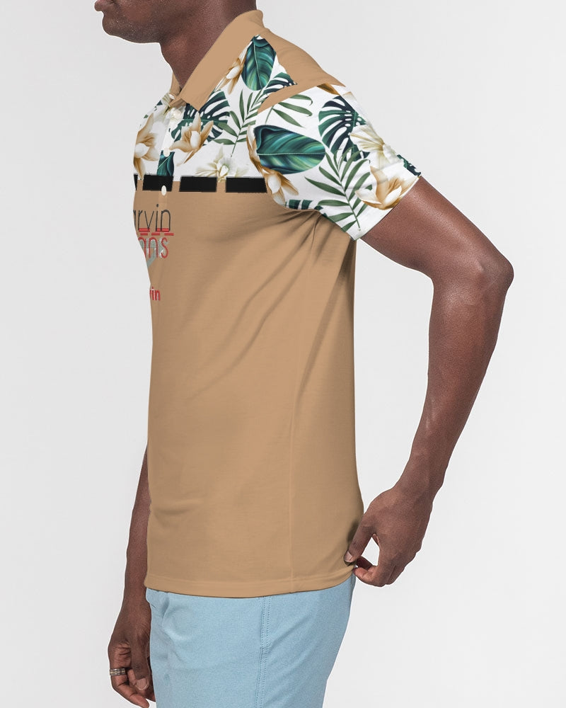 Rosewood by Marvin Jeans and Trinity D Marvin Men's Slim Fit Short Sleeve Polo