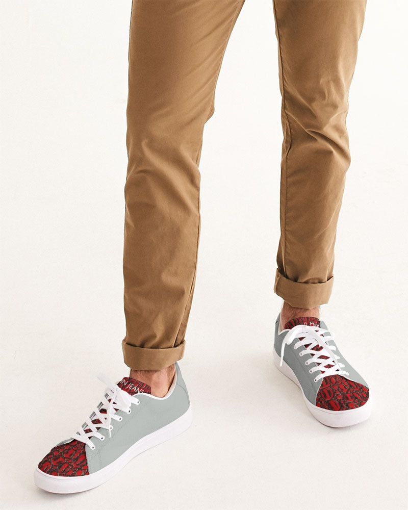 @the MARVIN JEANS company Gator red Men's Faux-Leather Sneaker