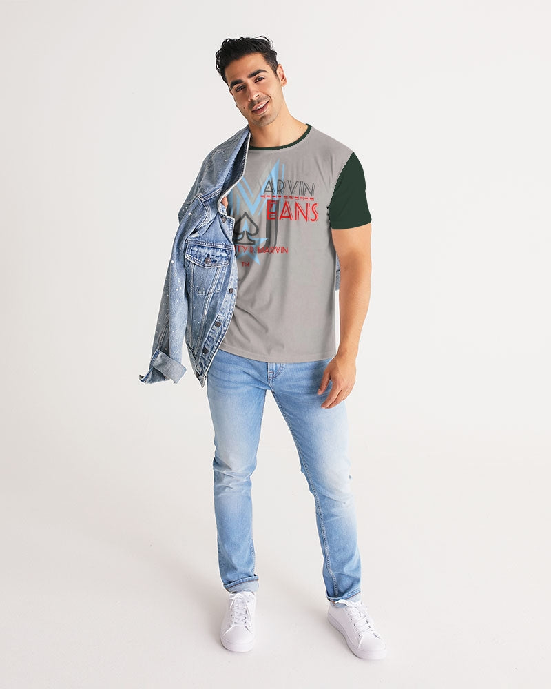 Above greatness light gray by Marvin Jeans and Trinity D. Marvin Men's Tee