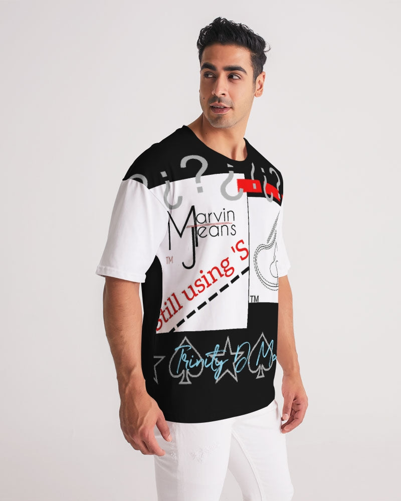 Retro by Marvin Jeans and Trinity D Marvin Men's Premium Heavyweight Tee