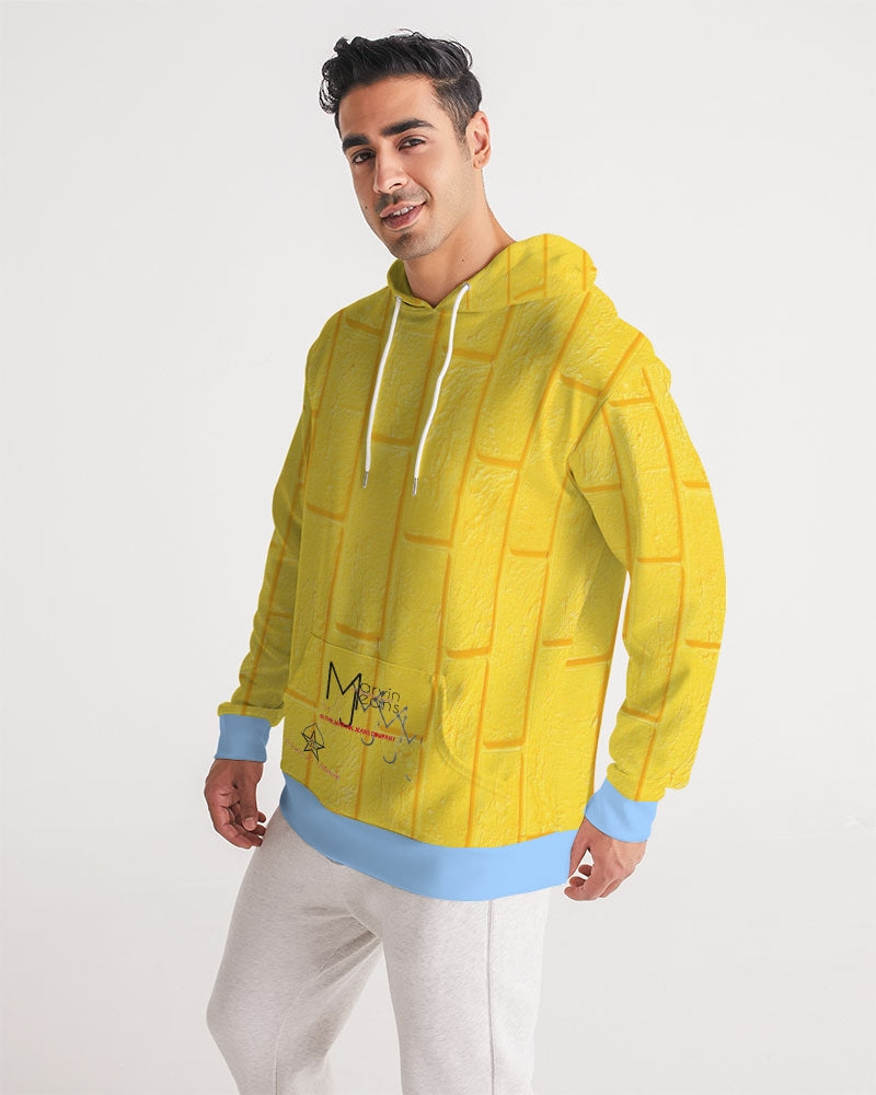 Brick city yellow baby blue BY MARVIN JEANS Men's Hoodie