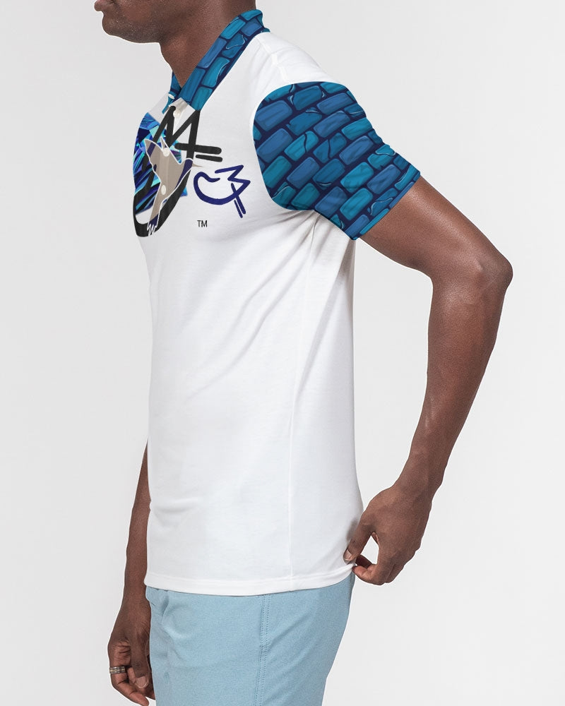 Brick city Dimond logo's Men's Slim Fit Short Sleeve Polo