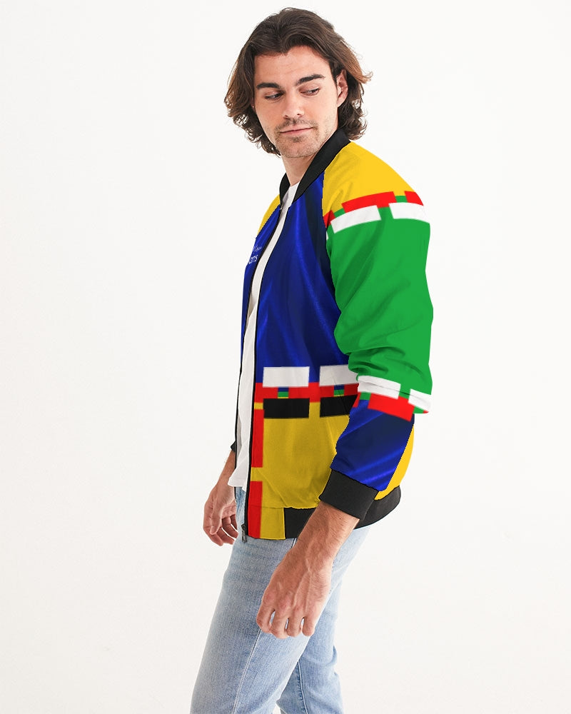 Greater Red white sleeve Men's Bomber Jacket