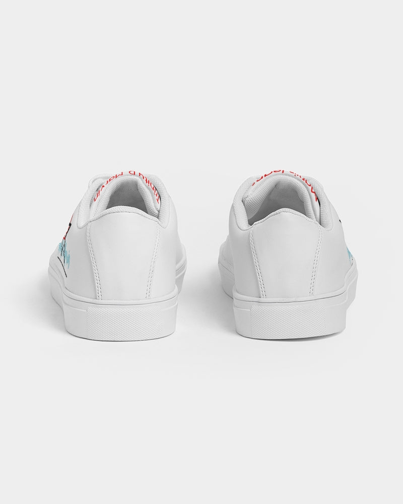 All white Legacy Men's Faux-Leather Sneaker