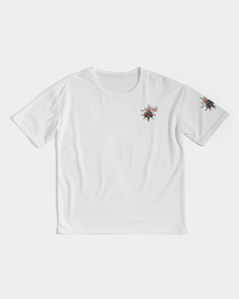 All white 3.0 by Marvin Jeans and Trinity D Marvin Men's Premium Heavyweight Tee