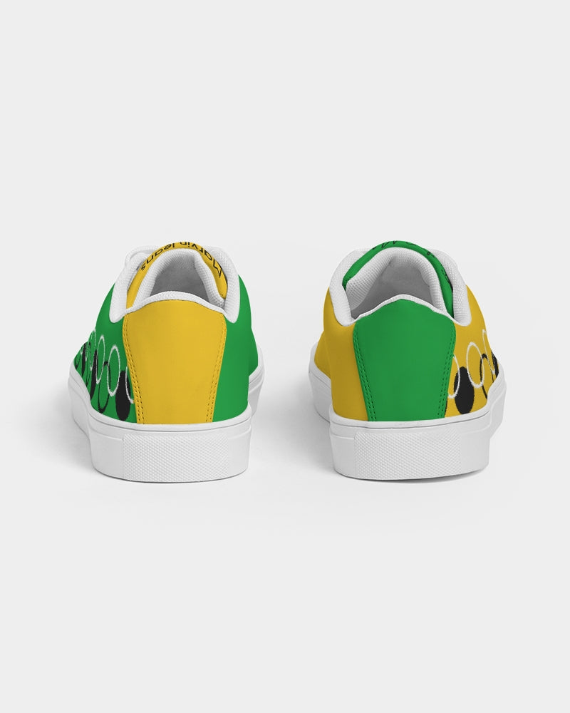Lemon Lime Green Bay BY MARVIN JEANS Men's Faux-Leather Sneaker