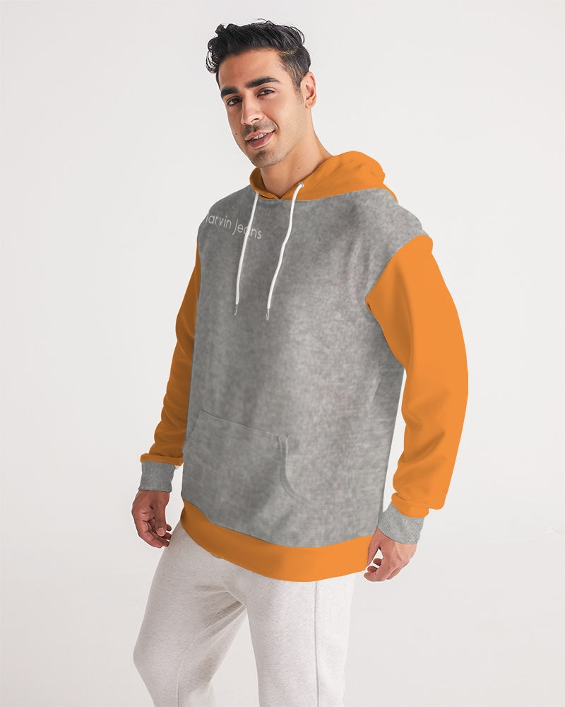 Cool grey orange by Marvin Jeans and Trinity D Marvin Men's Hoodie