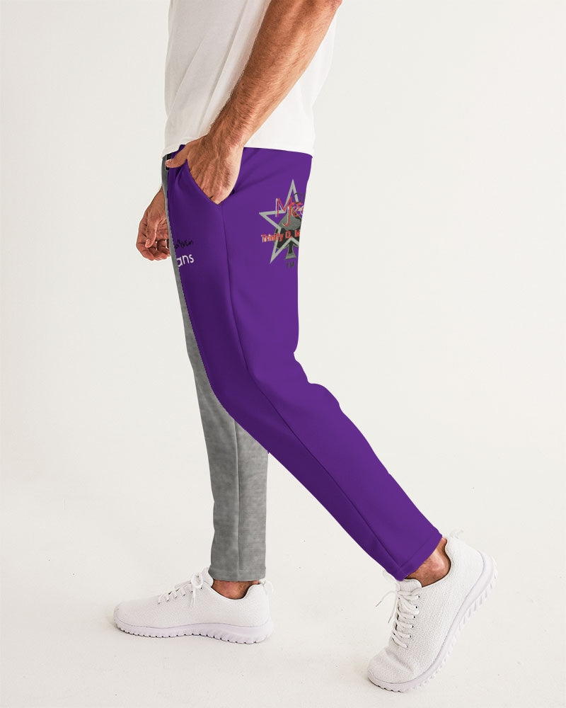 Cool grey half purple by Marvin Jeans and Trinity D Marvin Men's Joggers