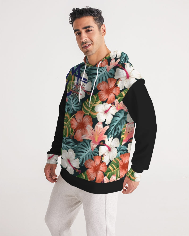 Garden splash by Trinity D. Marvin and Marvin Jeans Men's Hoodie