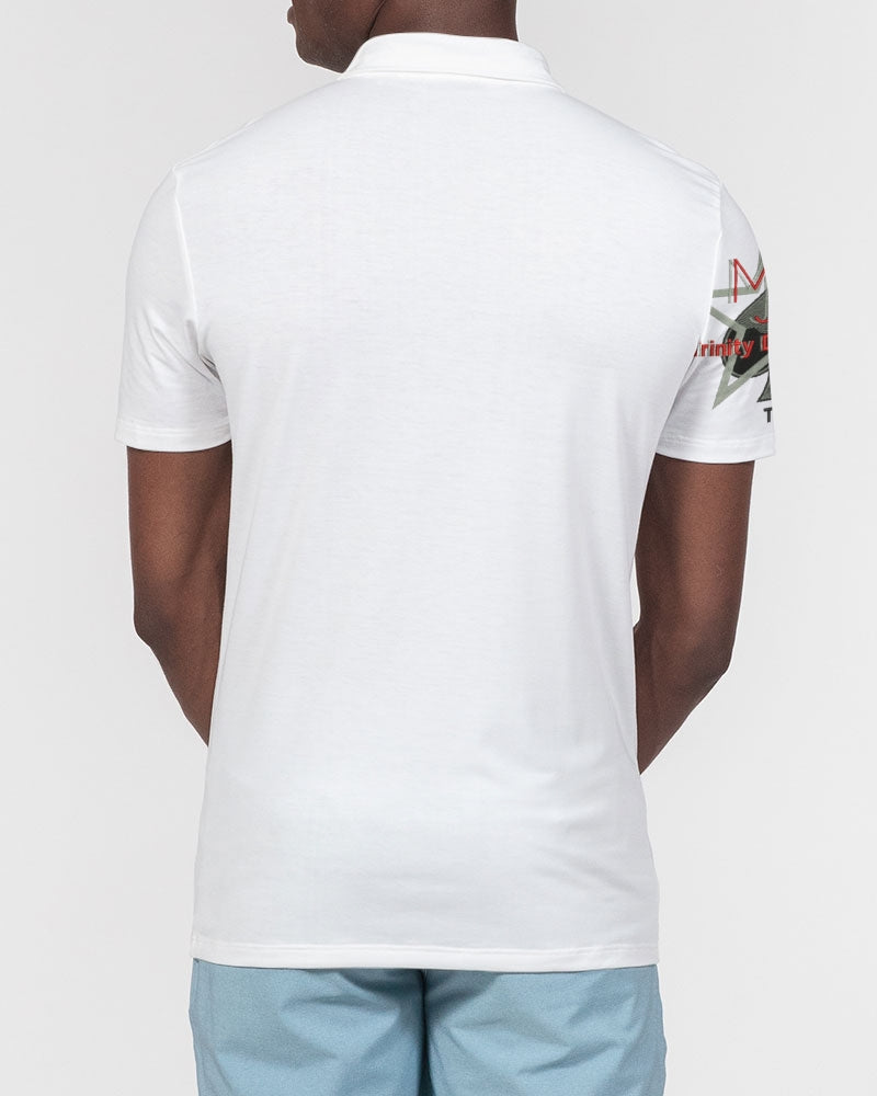 Logo's mix by Marvin Jeans and Trinity D Marvin Men's Slim Fit Short Sleeve Polo