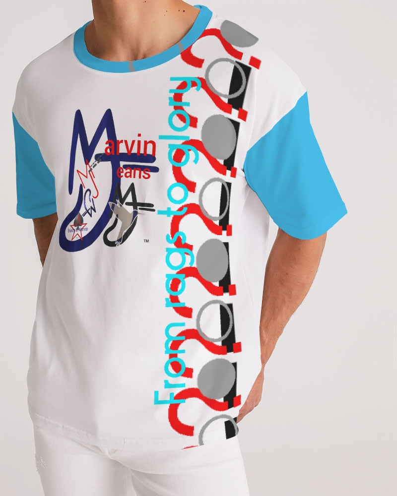 Loud blue by Marvin Jeans and Trinity D Marvin Men's Premium Heavyweight Tee
