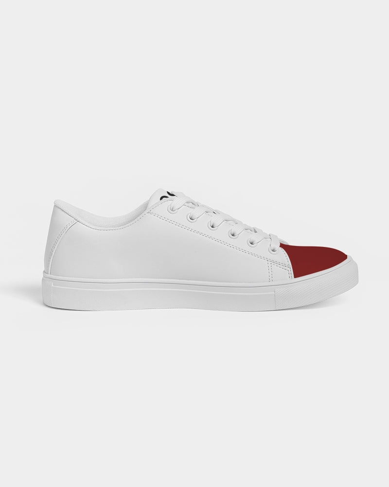 Maroon tip Legacy Men's Faux-Leather Sneaker