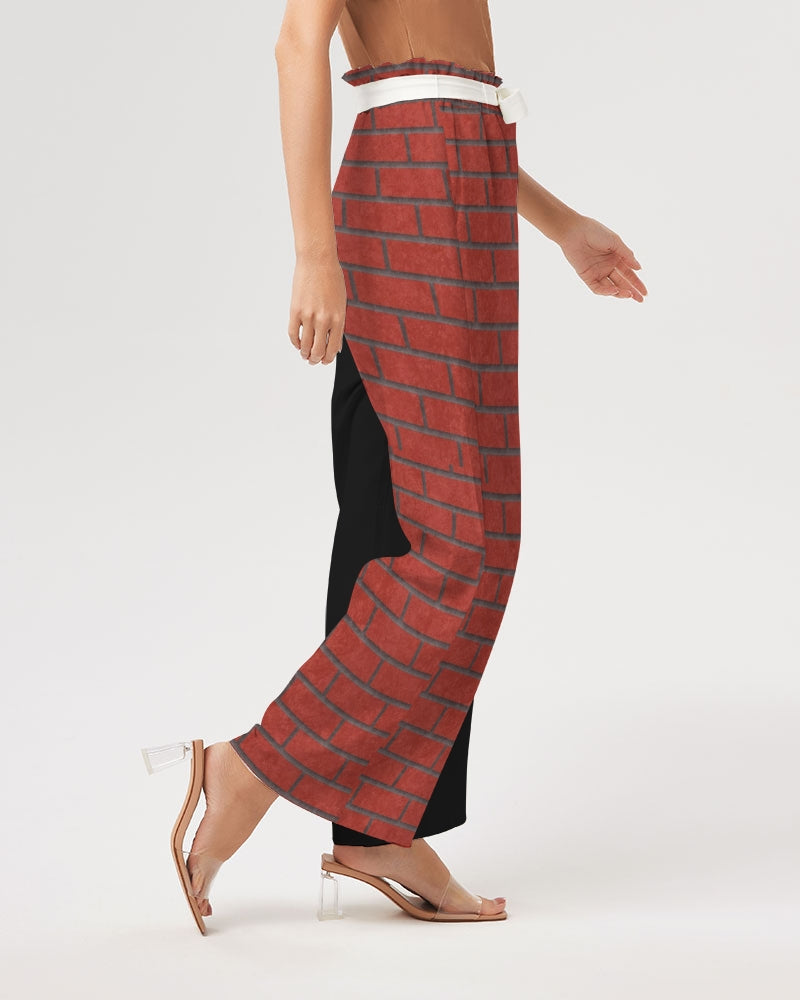 Brick city red by Marvin Jeans and Trinity D Marvin Women's High-Rise Wide Leg Pants