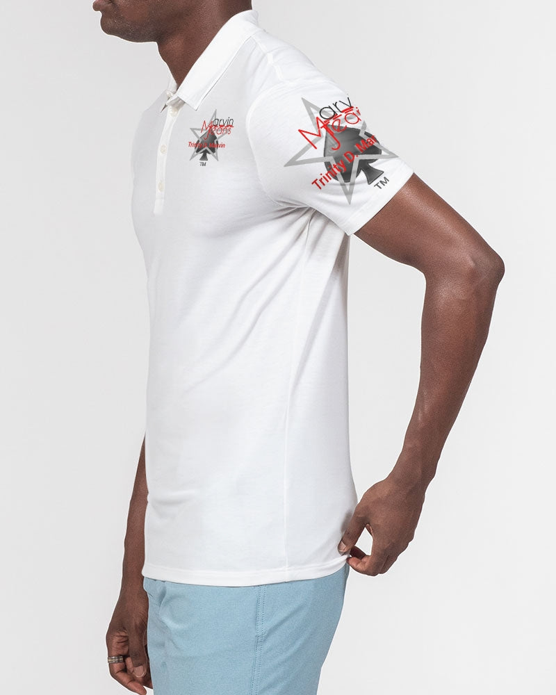 Juneteenth BY MARVIN JEANS Men's Slim Fit Short Sleeve Polo