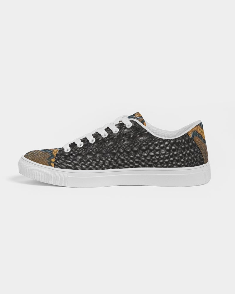 Gator black calf print tip BY MARVIN JEANS Men's Faux-Leather Sneaker